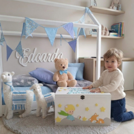 baule con piccolo principe per bambini